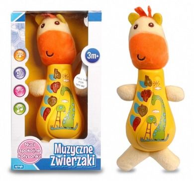 E-Edu, Myzyczne zwierzaki, Żyrafa, zabawka interaktywna