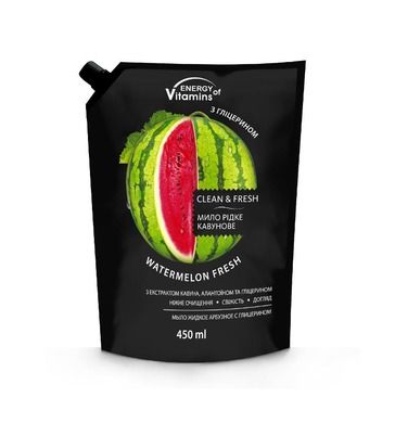 Energy Of Vitamins, mydło w płynie, Watermelon Fresh, 450 ml