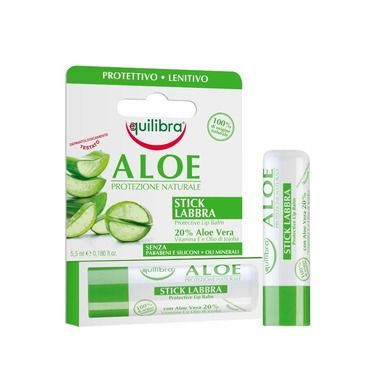 Equilibra, Aloe Protective Lip Balm, aloesowy sztyft do ust, 5.5 ml