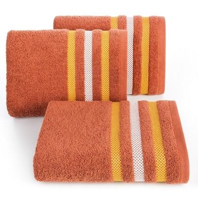 Eurofirany, ręcznik gracja (09) 70-140 cm, pomarańczowy