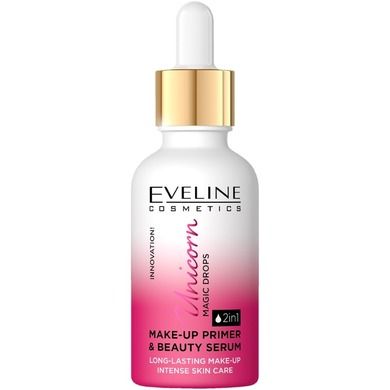Eveline Cosmetics, Unicorn Magic Drops, baza-serum pod makijaż, 30 ml