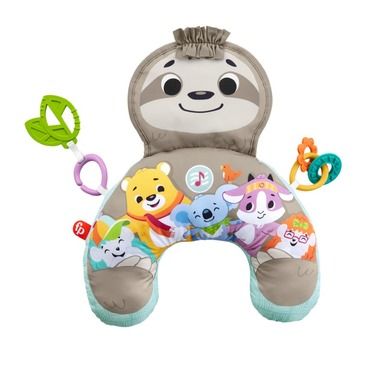Fisher-Price, Muzyczny Leniwiec, poduszka z wibracjami, interaktywna zabawka niemowlęca