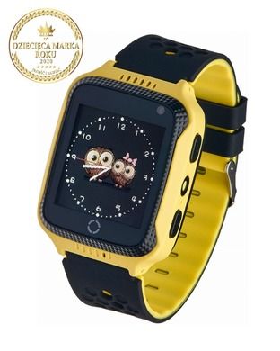 Garett, Junior 2, Smartwatch GPS, żółty