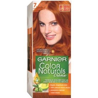 Garnier, Color Naturals, farba do włosów, 7.40 miedziany Blond