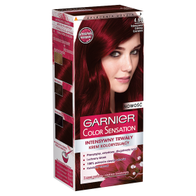 Garnier, Color Sensation, farba do włosów, 4.60 intensywna ciemna czerwień