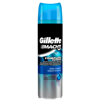 Gillette, Mach3 Extra Comfort, żel do golenia dla mężczyzn, 200 ml