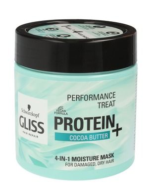 Gliss Hair Repair Protein+ maska do włosów 4in1 nawilżająca Cocoa Butter, 400 ml