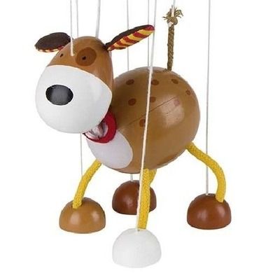 Goki, Pies, drewniana marionetka