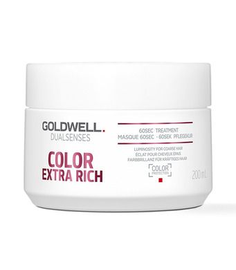 Goldwell, Dualsenses Color Extra Rich 60sTreatment, nabłyszczająca maska do włosów farbowanych, 200 ml