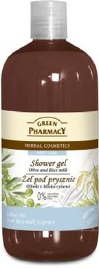 Green Pharmacy, żel pod prysznic, oliwki & mleczko ryżowe
