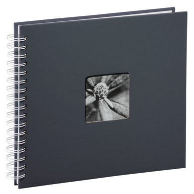 Hama, Fine Art, album, 50 stron, 28-24 cm, białe kartki, szary