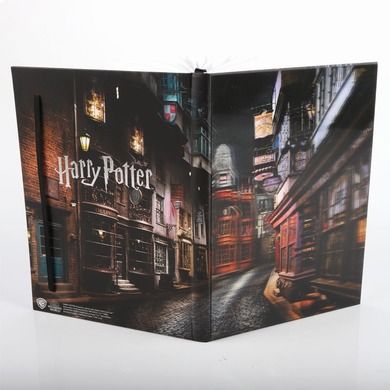 Harry Potter, notes 3D, Ulica Pokątna, czarny