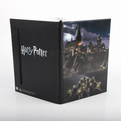 Harry Potter, notes 3D, Zamek Hogwartu, czarny
