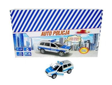 Hipo, Policja, pojazd ze światłem i dźwiękiem, 11 cm