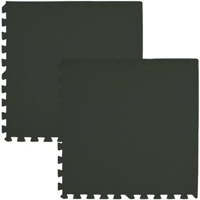 Humbi, mata piankowa, puzzle, czarne, 2 szt. 62-62-1 cm