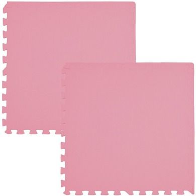 Humbi, mata piankowa, puzzle, różowe, 2 szt. 62-62-1 cm