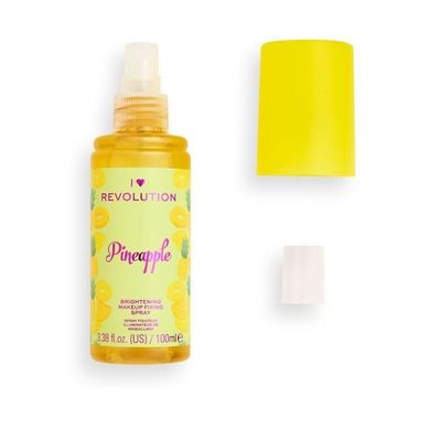 I Heart Revolution, Brightening Makeup Fixing Spray, spray utrwalający makijaż, pineapple, 100 ml