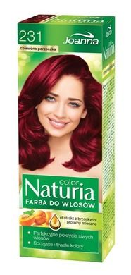 Joanna, Naturia Color, farba do włosów, nr 231 czerwona porzeczka