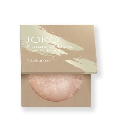 Joko, Vegan Collection, Nature of Love, rozświetlacz do twarzy i ciała, nr 02, 9g
