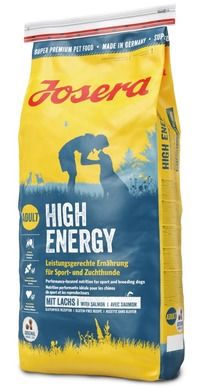 Josera, High Energy, karma sucha dla psów dorosłych, łosoś, 15 kg