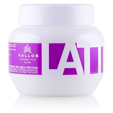 Kallos, Latte, maska do włosów zniszczonych zabiegami chemicznymi, 275 ml