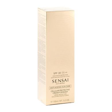Kanebo, Sensai Silky, Bronze cellular protective cream for body, krem do opalania, SPF 30, 150 ml