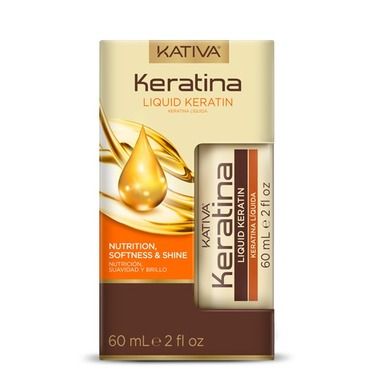 Kativa, Keratina Liquid Keratin, ochronny olejek do włosów z keratyną, 60 ml