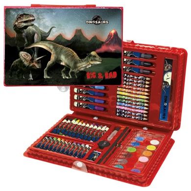 Kidea, Dinozaur, zestaw artystyczny, 71 elementów
