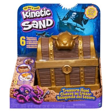Kinetic Sand, Ukryty skarb, piasek kinetyczny z akcesoriami