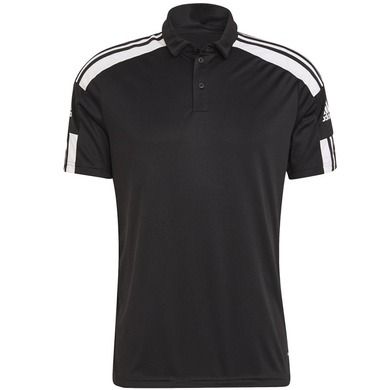 Koszulka polo męska z krótkim rękawem, czarna, Adidas Polo Squadra 21