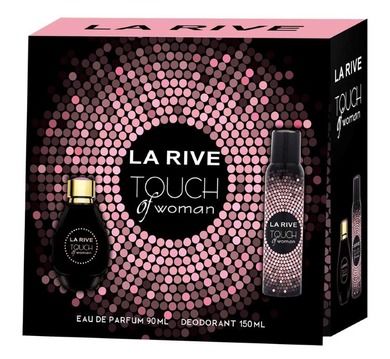 La Rive for Woman, Touch of Woman, woda perfumowana, 90 ml + deo, 150 ml