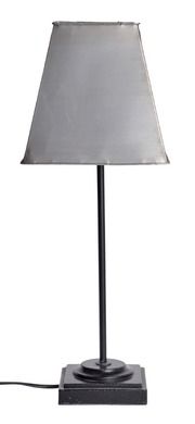 Lampa z metalowym abażurem, 48 cm