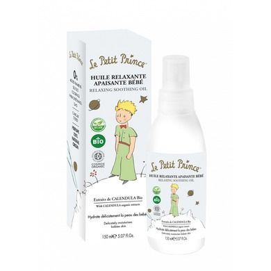 Le Petit Prince, Relaxing Smoothing Oil, relaksujący i kojący organiczny olejek do masażu dla dzieci, 150 ml
