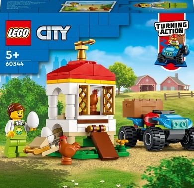 LEGO City, Kurnik z kurczakami, 60344