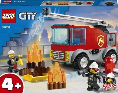 LEGO City, Wóz strażacki z drabiną, 60280