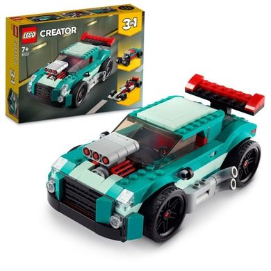 LEGO Creator, 3w1 Uliczna wyścigówka, 31127