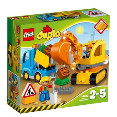 LEGO DUPLO, Ciężarówka i koparka gąsienicowa, 10812