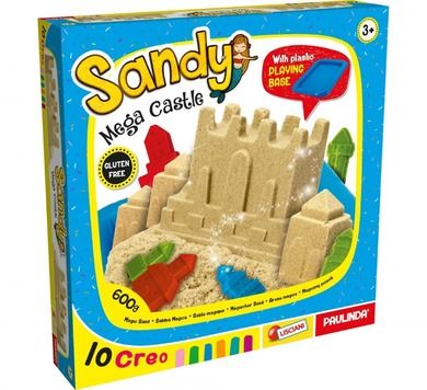 Lisciani, Sandy, Ogromny Zamek, piasek z foremkami, 600 g