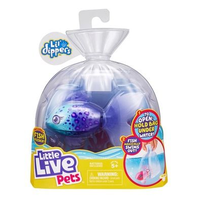 Little Live Pets, Rybka, interaktywna zabawka do wody, niebieska