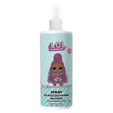 L.O.L. Surprise, Hair Detangling Lotion 3+, spray do rozczesywania włosów, Cupcake, 200 ml