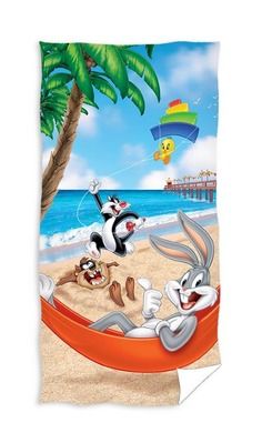 Looney Tunes, ręcznik kąpielowy, 70-140 cm