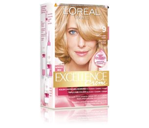 L'Oreal Paris, Excellence Creme, farba do włosów, 9 bardzo jasny blond