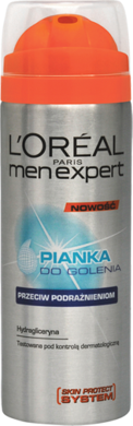 L'Oreal Paris, Men Expert, pianka do golenia przeciw podrażnieniom, 200 ml