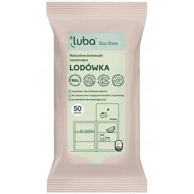 Luba, Eco Dom, naturalne ściereczki czyszczące, Lodówka, 50 szt.