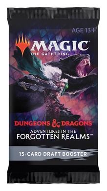 Magic The Gathering: Adventures in the Forgotten Realms, Draft Booster, 1 szt., gra karciana