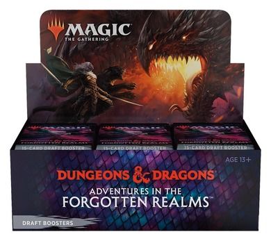 Magic The Gathering: Adventures in the Forgotten Realms, Draft Boosters Box, 36 szt., gra karciana