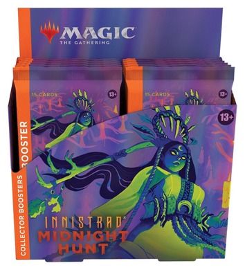 Magic The Gathering: Innistrad - Midnight Hunt, Collector Booster, 12 szt., gra karciana