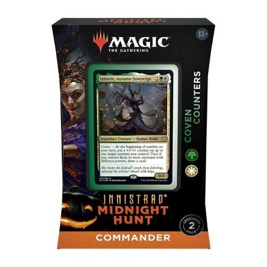 Magic The Gathering: Innistrad - Midnight Hunt, Commander Deck Coven Counters, gra karciana