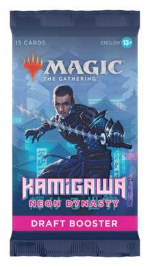 Magic The Gathering: Kamigawa - Neon Dynasty, Draft Booster, gra karciana