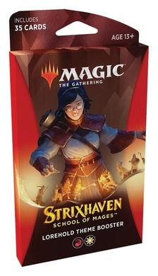 Magic The Gathering: Strixhaven, Theme Booster - Lorehold (Red), gra karciana